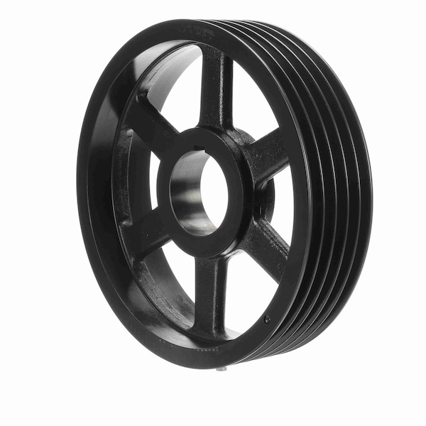 5 Groove Cast Iron Bushed Bore Multiple Sheave, 5B154R
